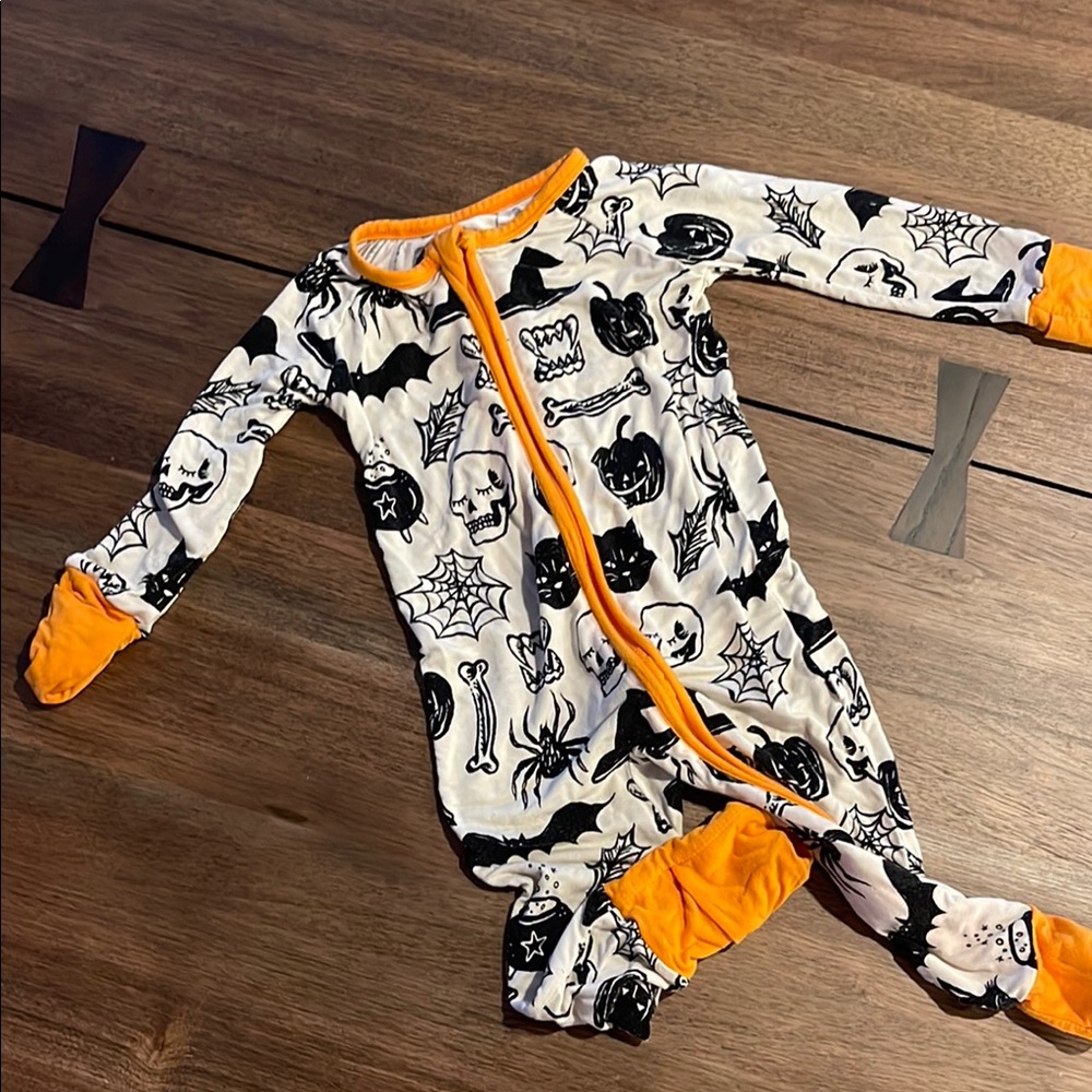 Little Sleepies Halloween 6-12 Month Zippy